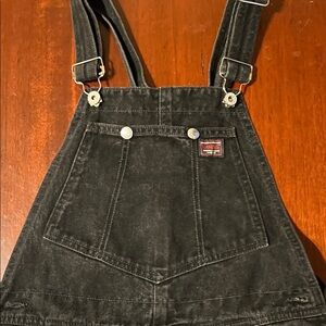 Vintage Guess Charcoal Denim Overalls